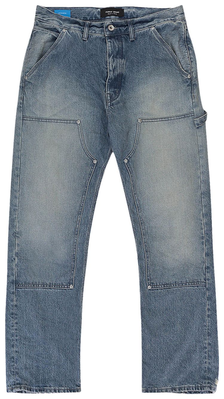 PURPLE BRAND Carpenter Skinny Jeans Sun Faded Denim