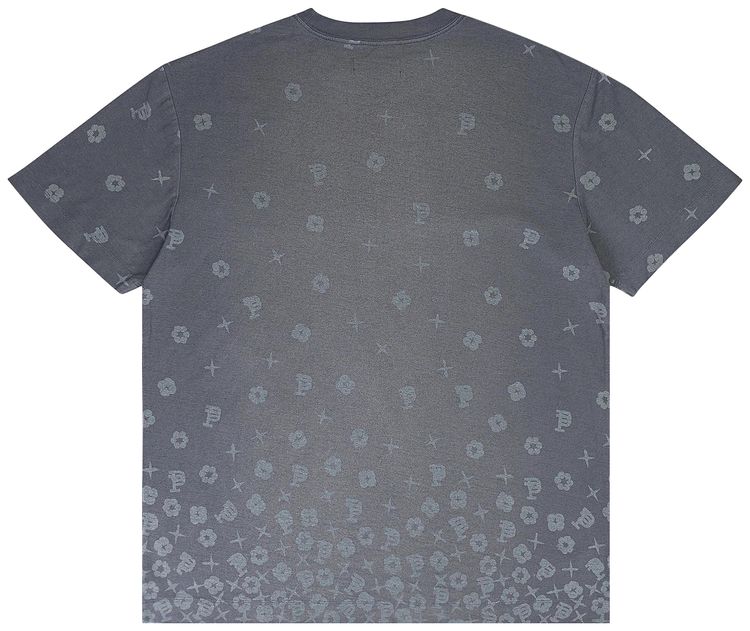 PURPLE BRAND Textured Jersey Short Sleeve Tee Charcoal
