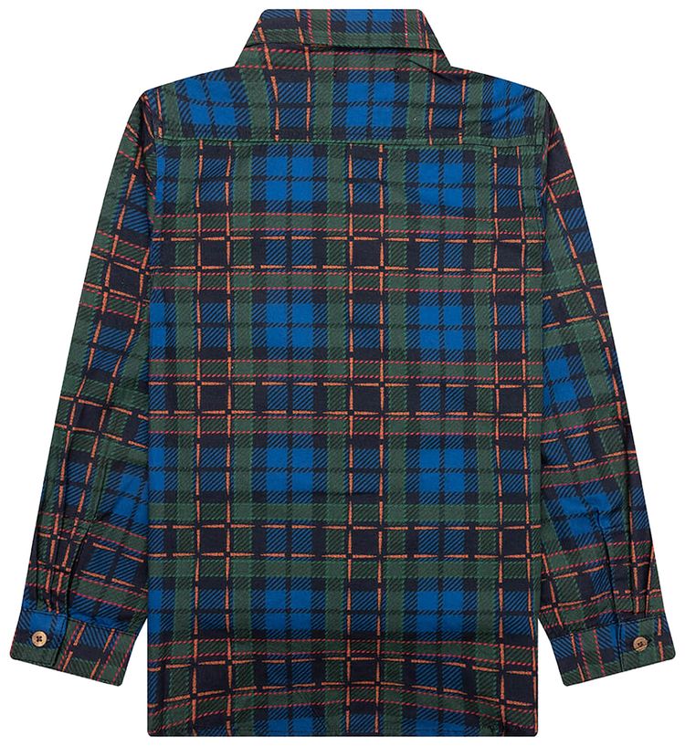 Icecream Kids Explore Long Sleeve Woven Plaid