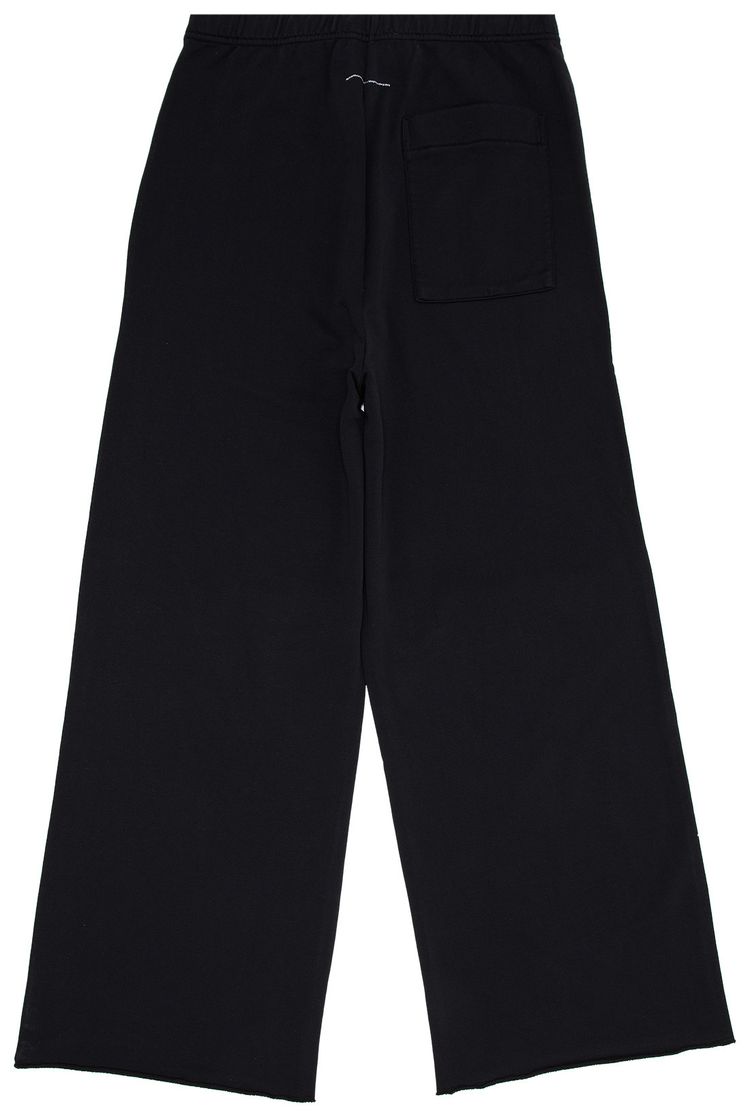 MM6 Maison Margiela Unbrushed Sweat Jersey Pant Washed Black