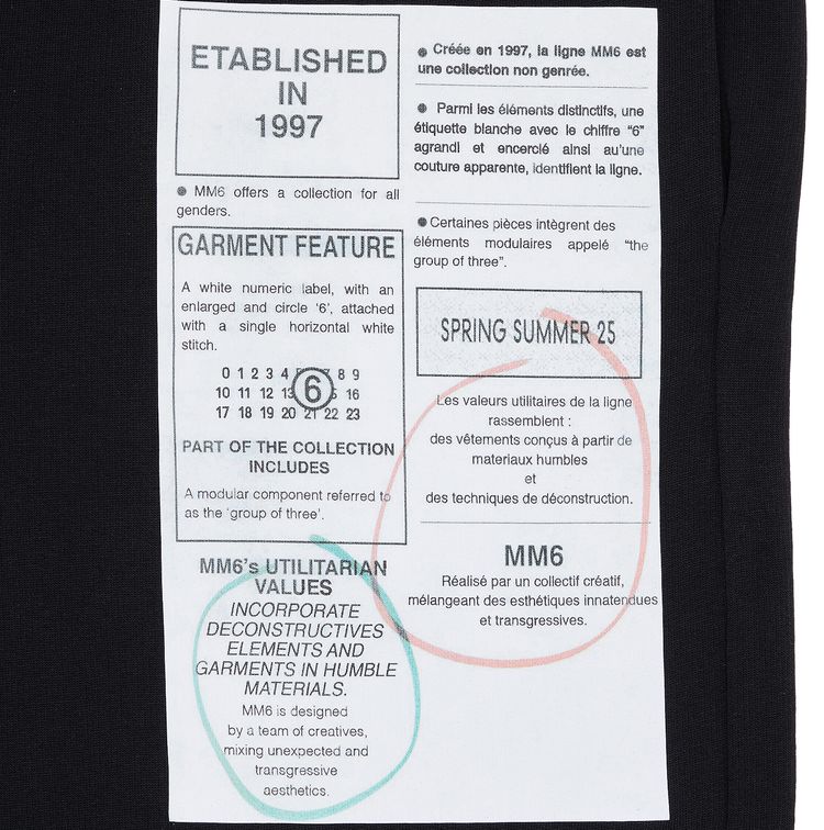 MM6 Maison Margiela Unbrushed Sweat Jersey Pant Washed Black
