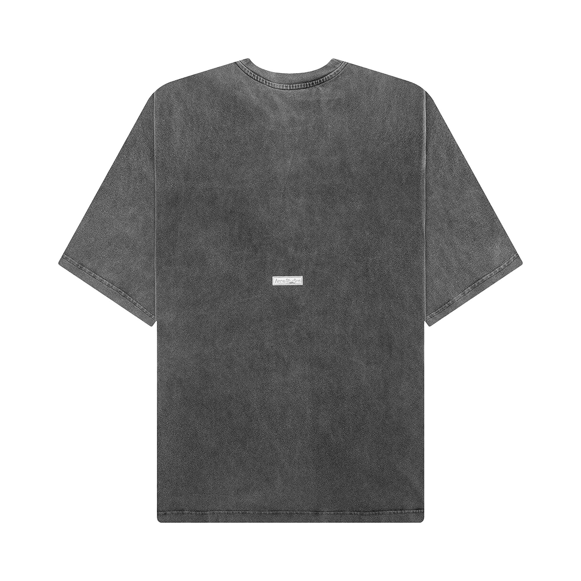 Buy Acne Studios Crewneck T-Shirt 'Faded Black' - CL0218