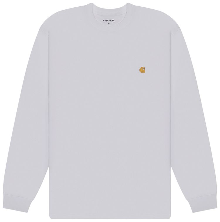 Carhartt WIP Long Sleeve Chase T Shirt WhiteGold