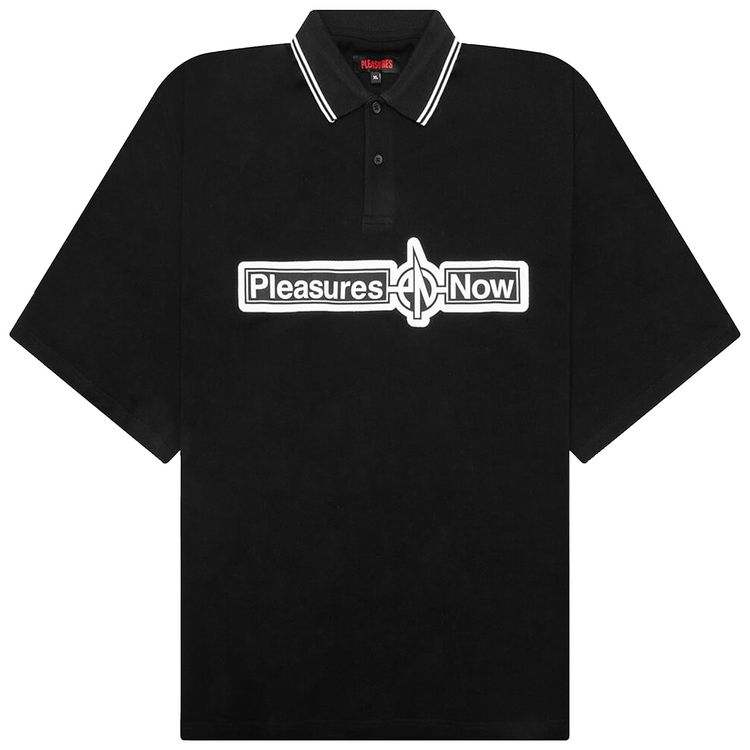 Pleasures Boxy Polo Black
