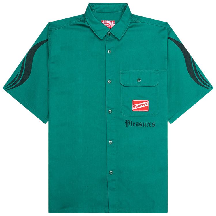 Pleasures Gutierrez Work Shirt Green