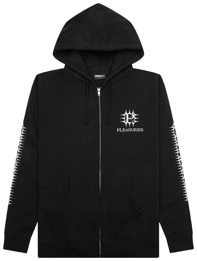 Pleasures Spike Zip Hoodie Black