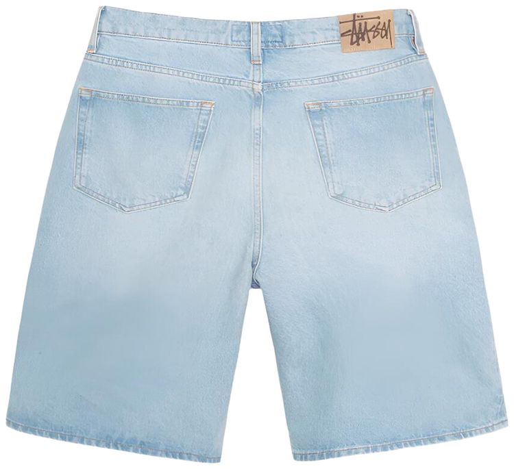 Stussy Big Ol Denim Short Light Wash