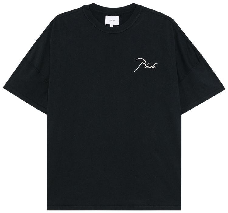 Rhude Reverse Tee Vintage Black