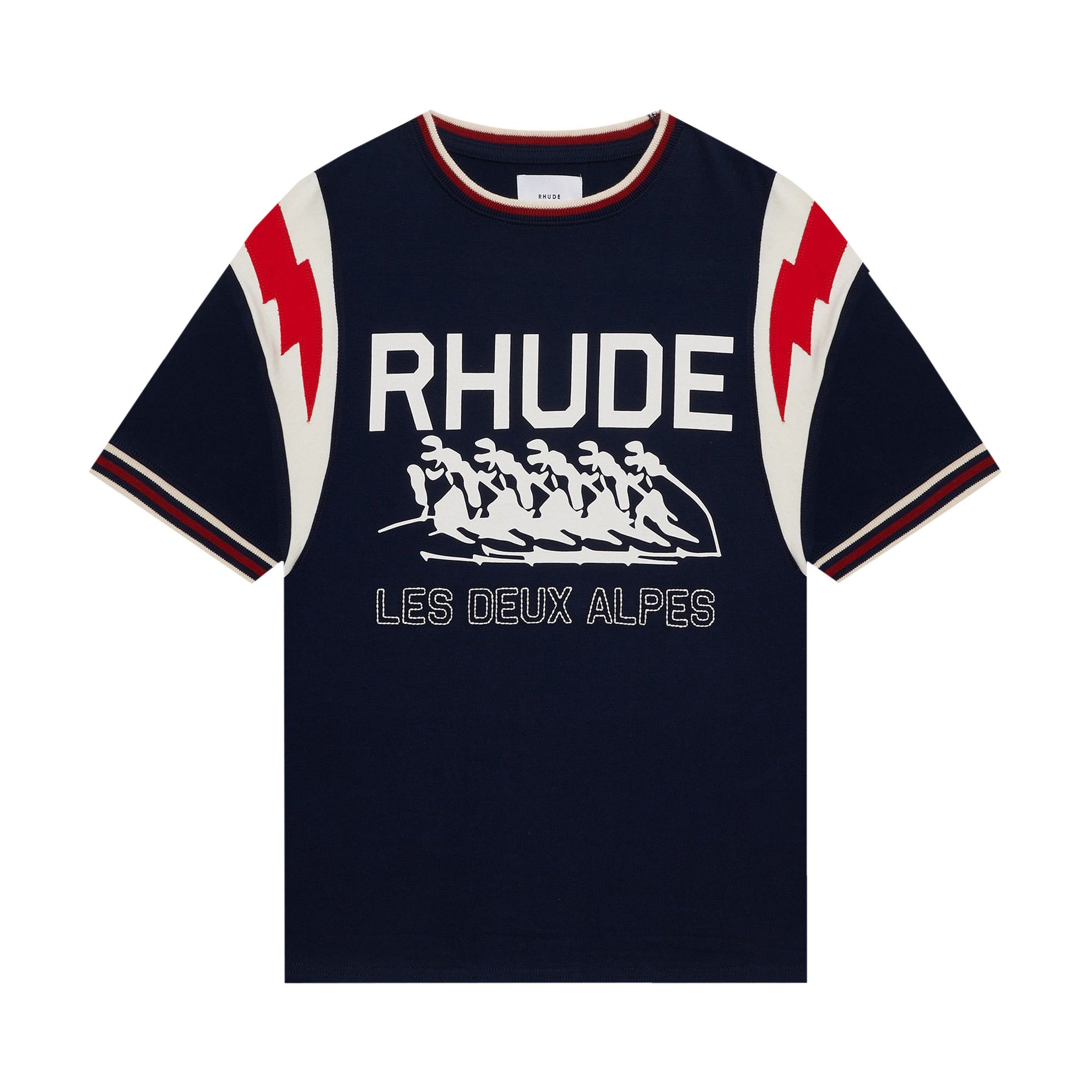 【関税込み】Rhude ネイビー Lightning カーディガン Rhude Navy Lightning Cardigan Rhude
