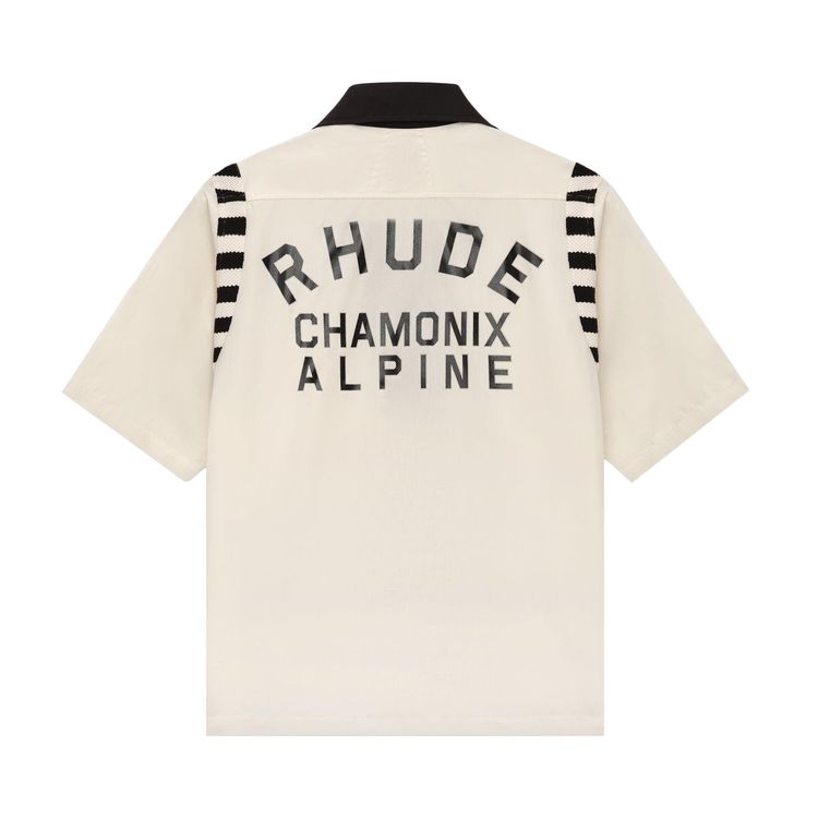 Rhude Chamonix Alpine Shirt WhiteBlack