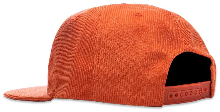 Pleasures Onyx Corduroy Snapback Safety Orange