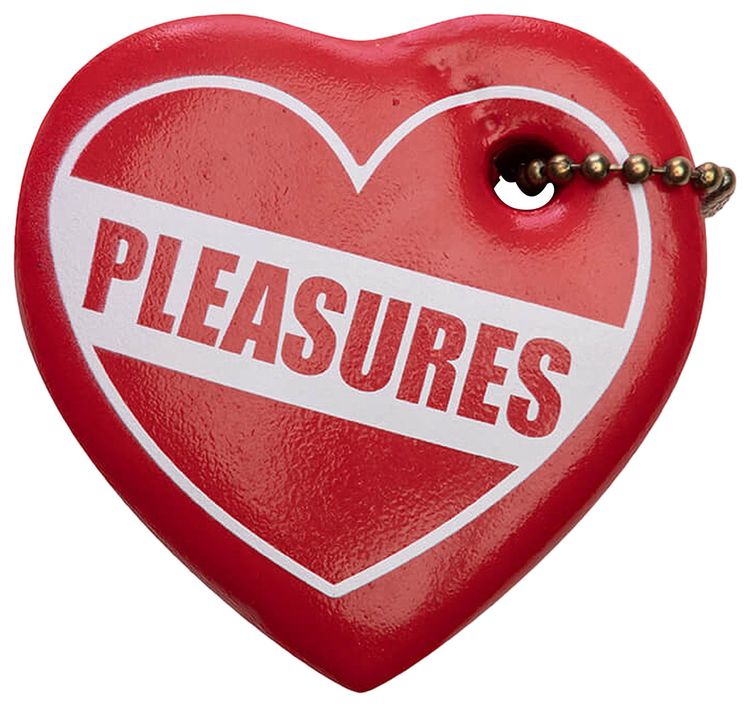 Pleasures Shortys Puffy Keychain Red