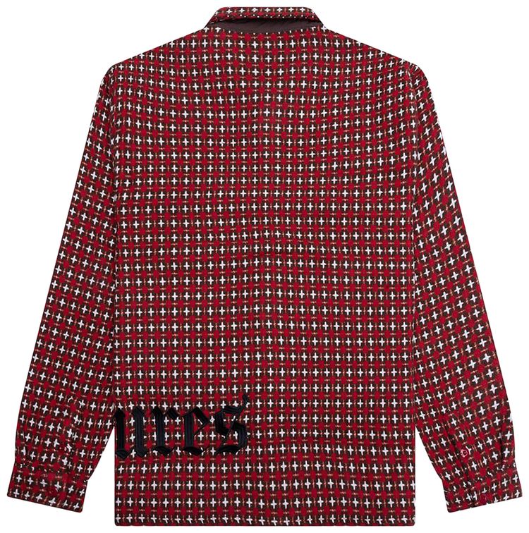 Pleasures Cross Work Shirt Red