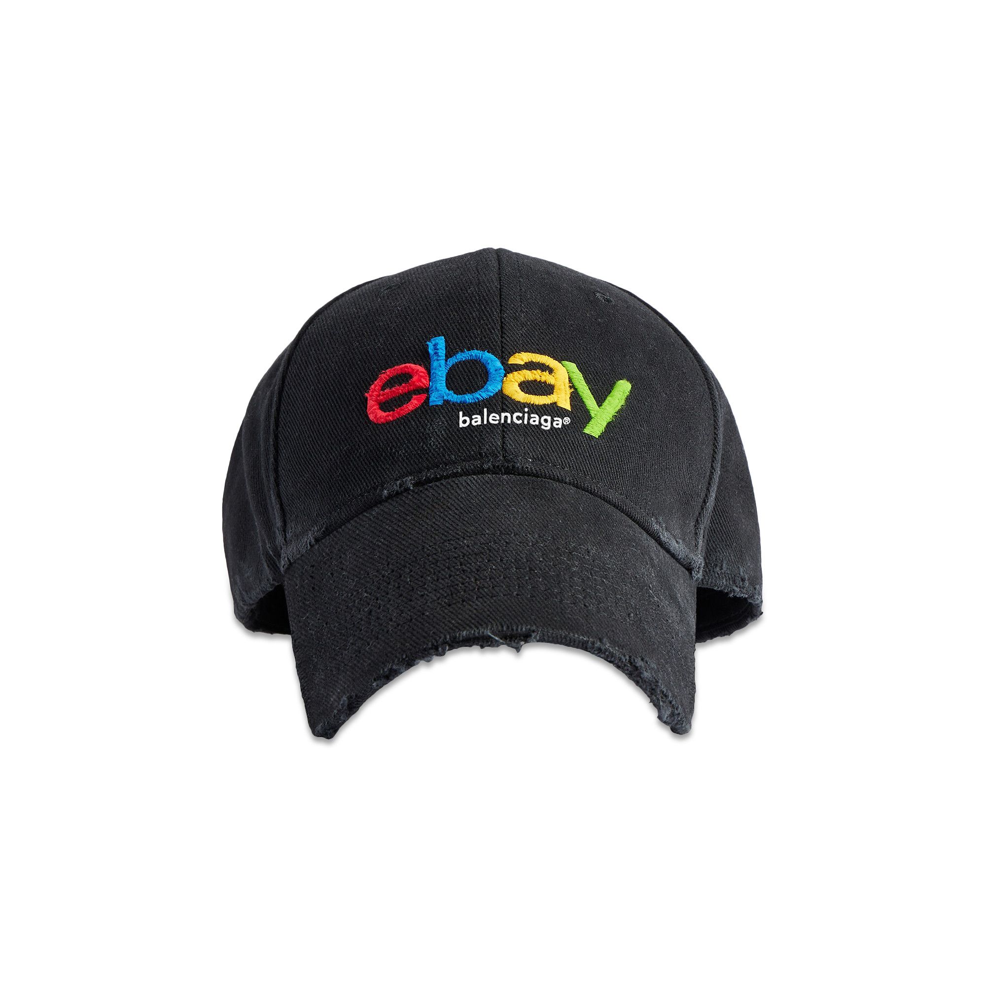 BALENCIAGA カラフルロゴ キャップ Buy Balenciaga eBay Cap 'Black/Multicolor' - 808876 410B2