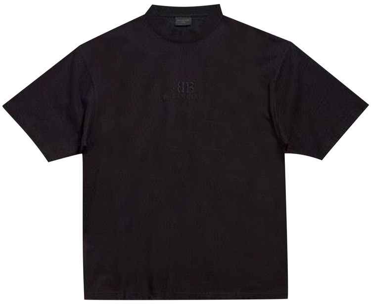 Balenciaga Classic T Shirt Washed Black