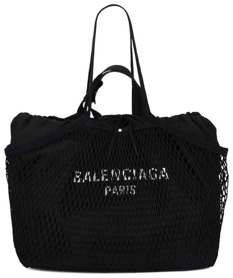 Balenciaga 247 Large Tote Bag BlackWhite
