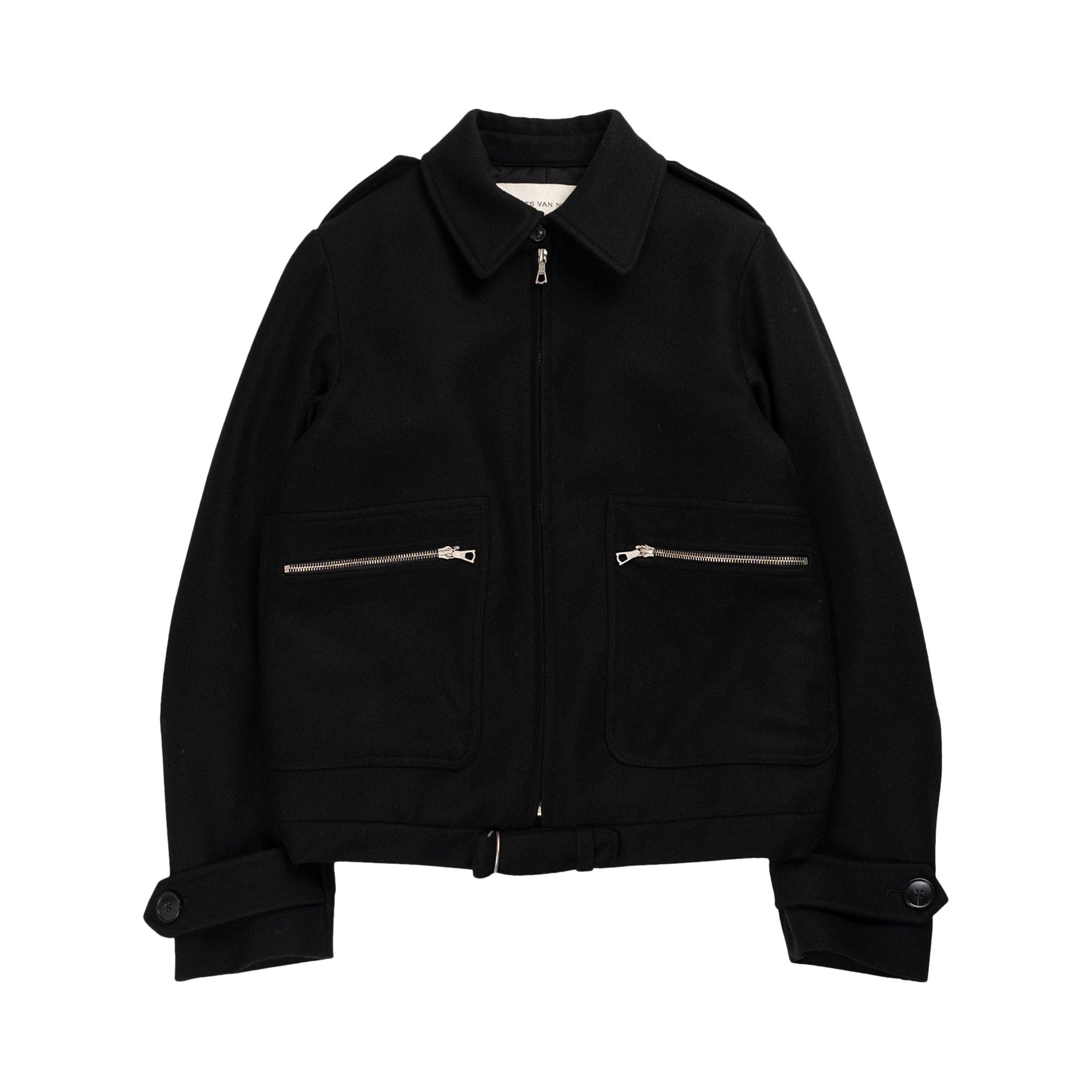 Buy Dries Van Noten Verona Jacket 'Black' - 242 020508 9179 900 | GOAT