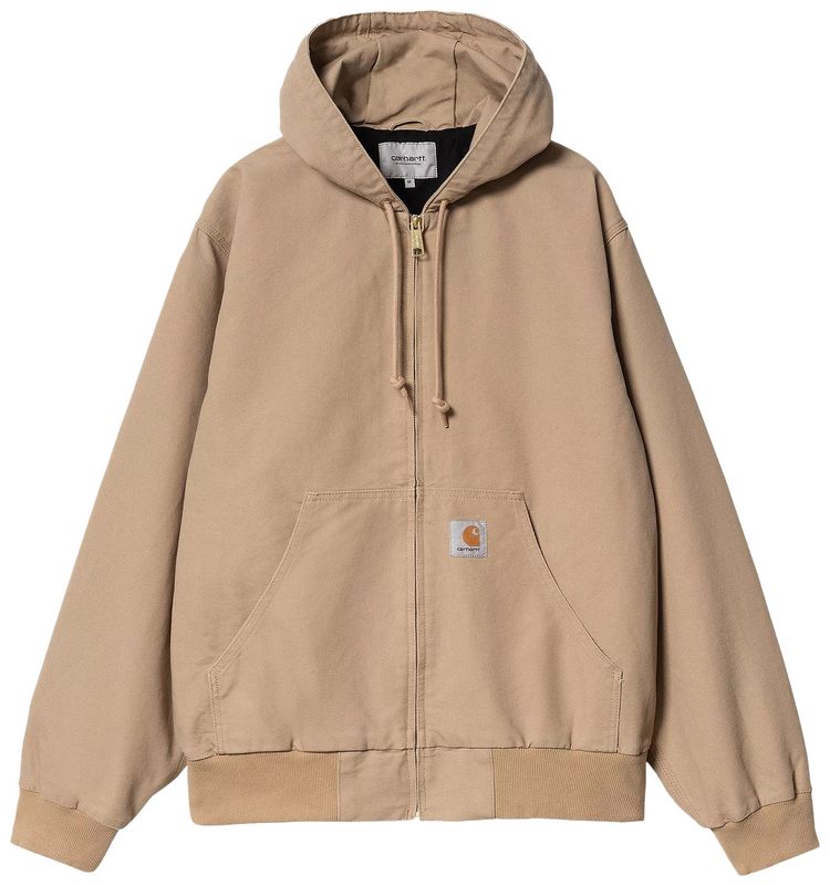 Carhartt WIP Og Active Jacket Dusty Hamilton Brown Rinsed