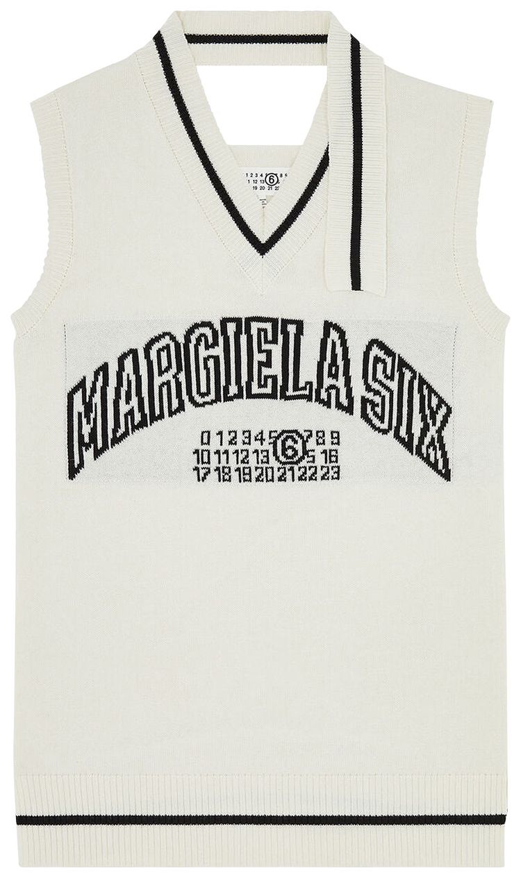 MM6 Maison Margiela Mini Dress Off White