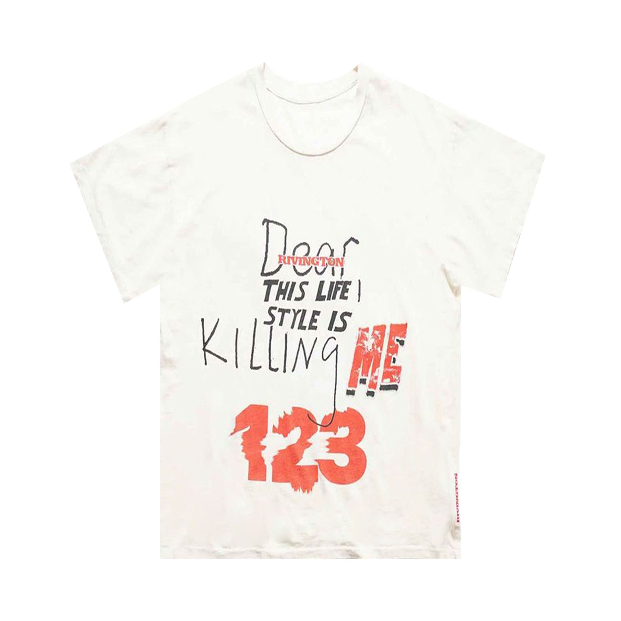 Buy RIVINGTON roi Rebis Killing Me T-Shirt 'White' - KILM SS90