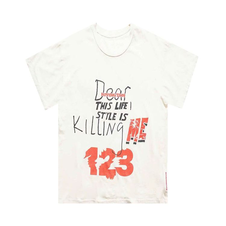 RRR123 Killing Me T Shirt White