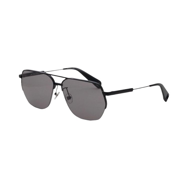 Jacquemus x Linda Farrow Aviator Sunglasses BlackGrey