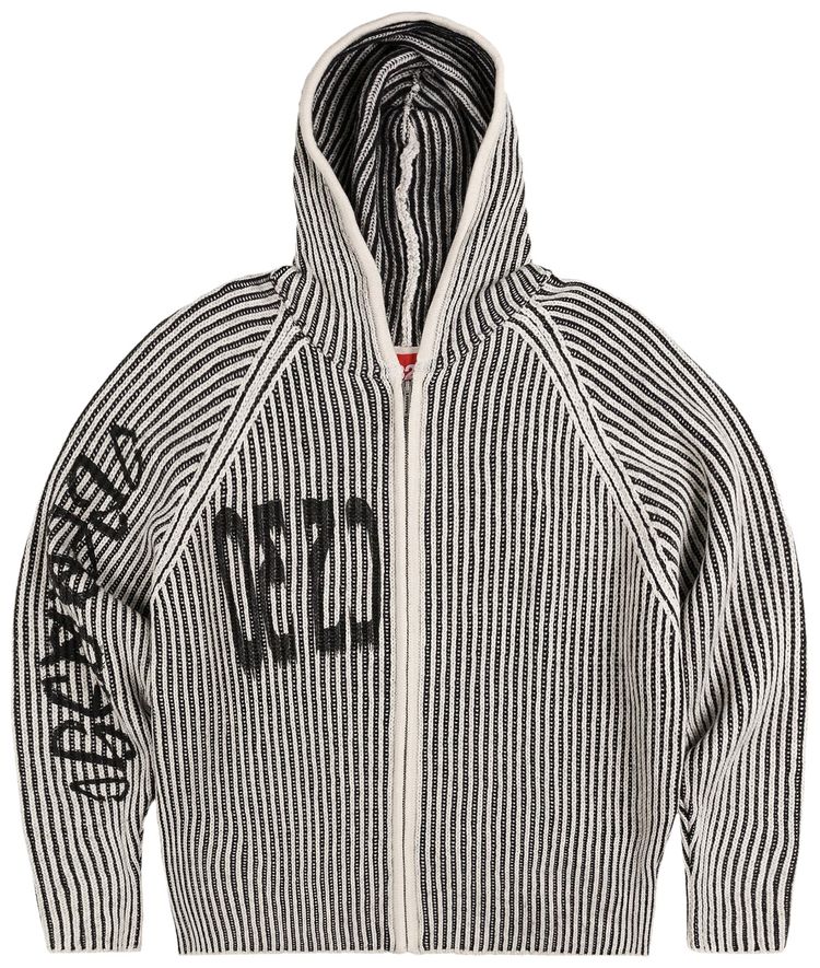 032C Crusader Hoodie BlackWhite