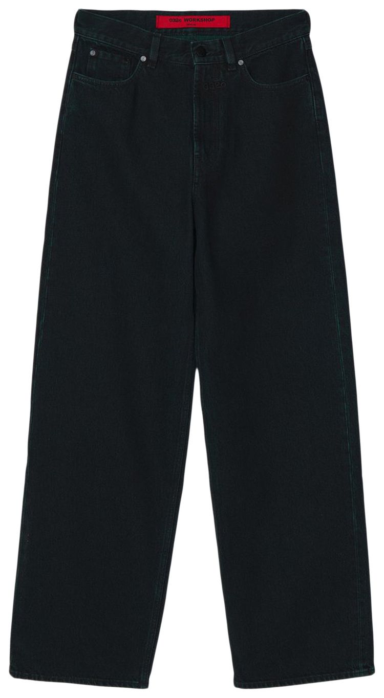 032C Goya Loose Cut Jean Overdyed Sea Green