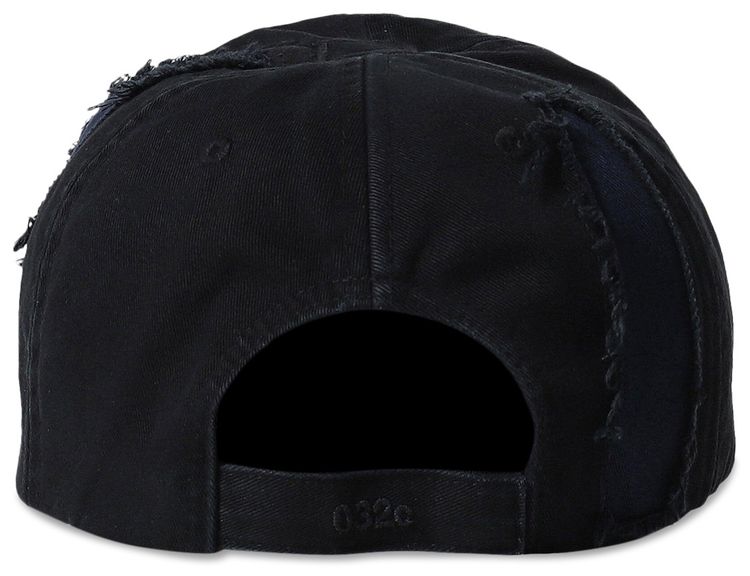 032C Victor Distressed Cap BlackDark Blue