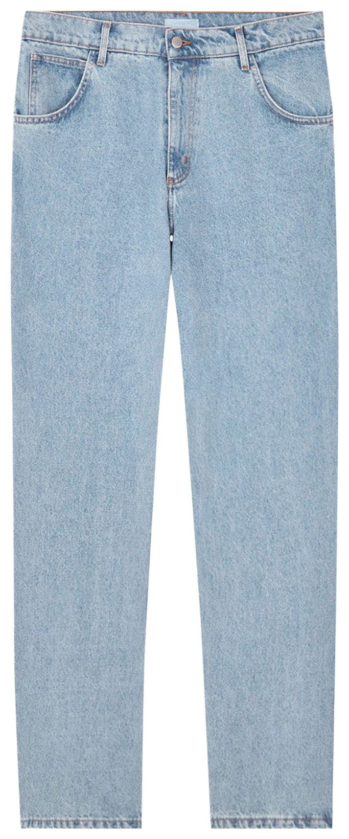 3PARADIS Bird Embroidered Back Denim Jeans Blue