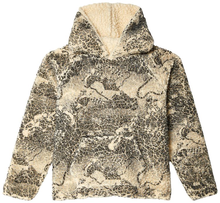 ERL Fleece Hoodie Motocross Print