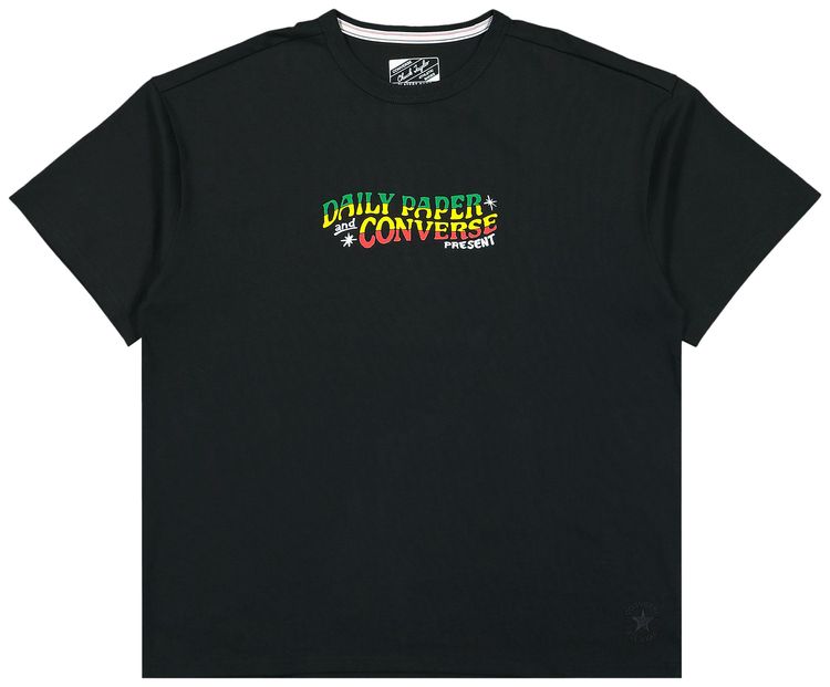 Converse x Daily Paper Gold Standard Tee Black