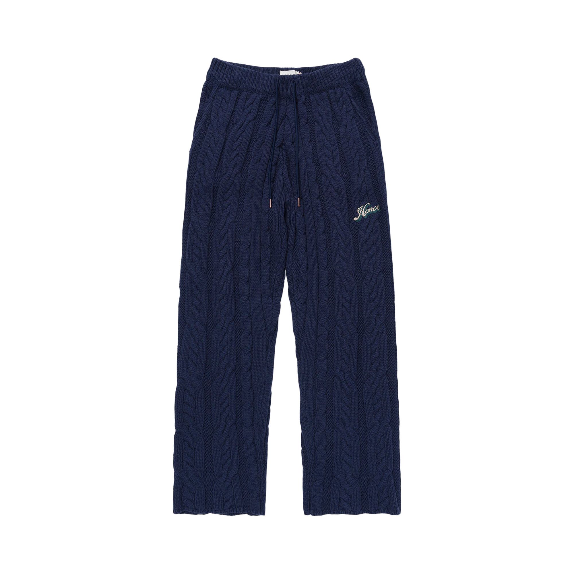 Buy Honor The Gift Cable Knit Leisure Pant Navy HTG240413 NAVY GOAT Buy Honor The Gift Cable Knit Leisure Pant Navy HTG240413 NAVY GOAT