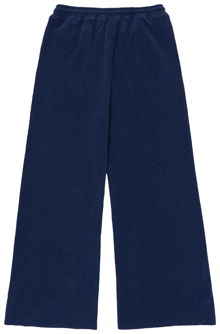 Honor The Gift Textured Wide Leg Sweatpants Blue