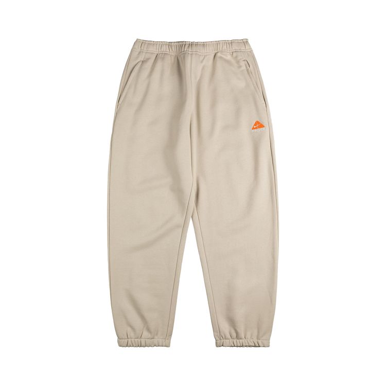 Nike ACG Lungs Therma FIT Repel Tuff Fleece Pants Light Orewood BrownHyper Crimson