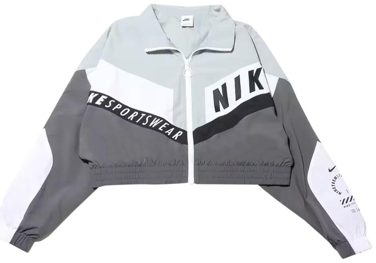 Nike Sportswear Woven Jacket Iron GreyLight PumiceWhite