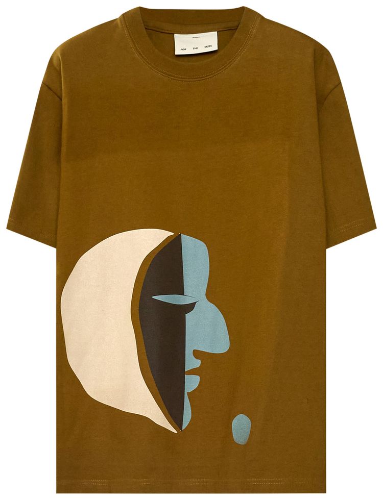 Song for the Mute Jester Face Standard Tee Camel