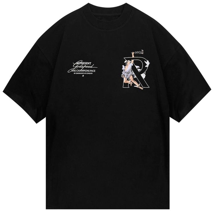 Represent Clo Hermes T Shirt Jet Black