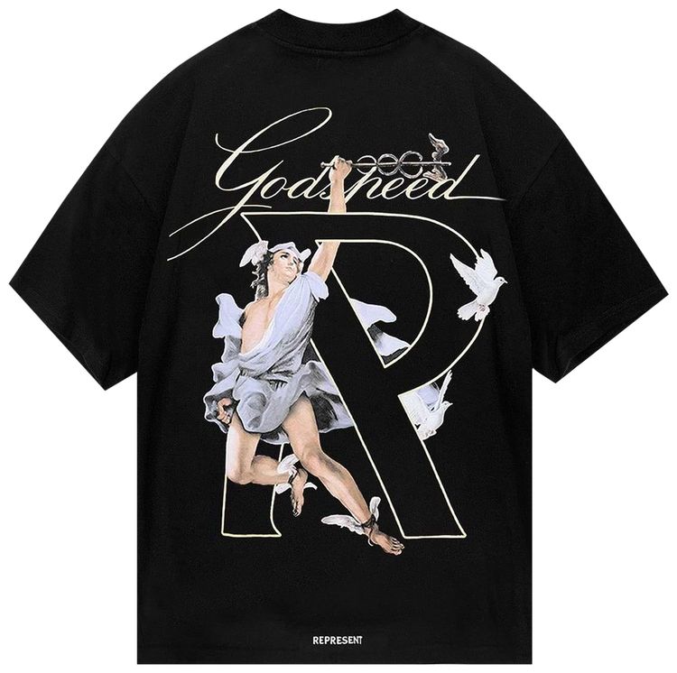 Represent Clo Hermes T Shirt Jet Black