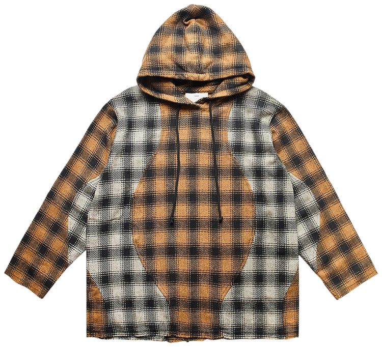 Song for the Mute Raw Patch Pocket Hoodie BlackGrey