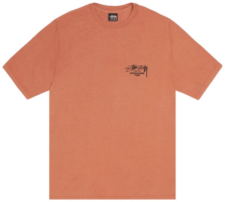 Stussy Beat Sounds Tee Rust