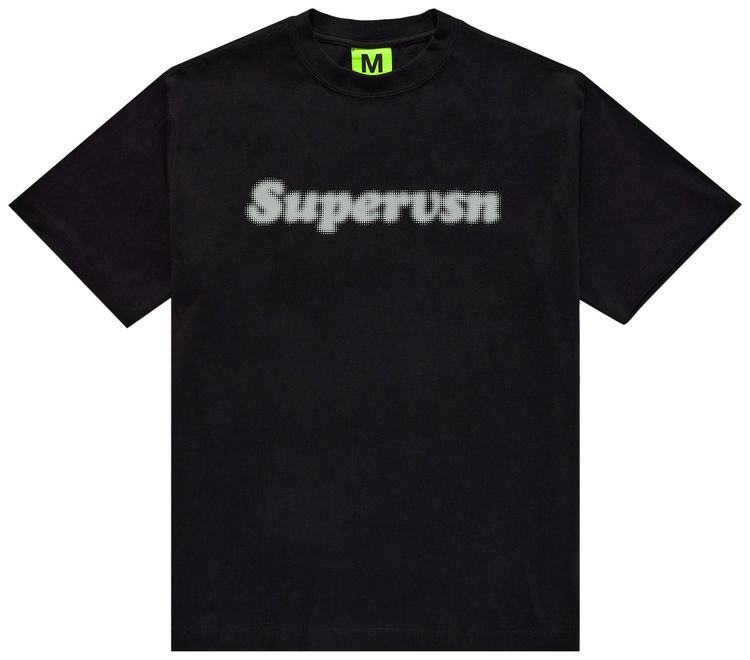 Supervsn Blur Logo Tee Black