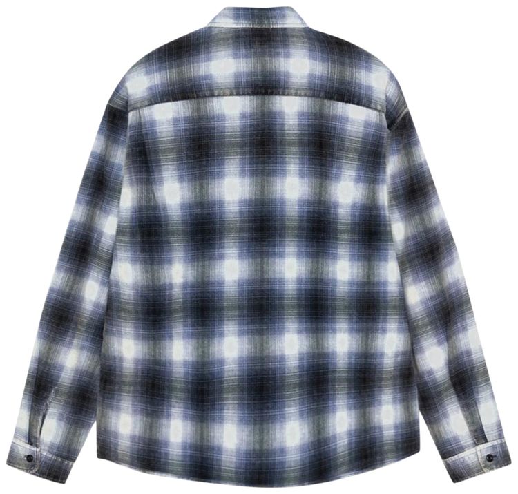 Stussy Rocco Plaid Shirt Blue