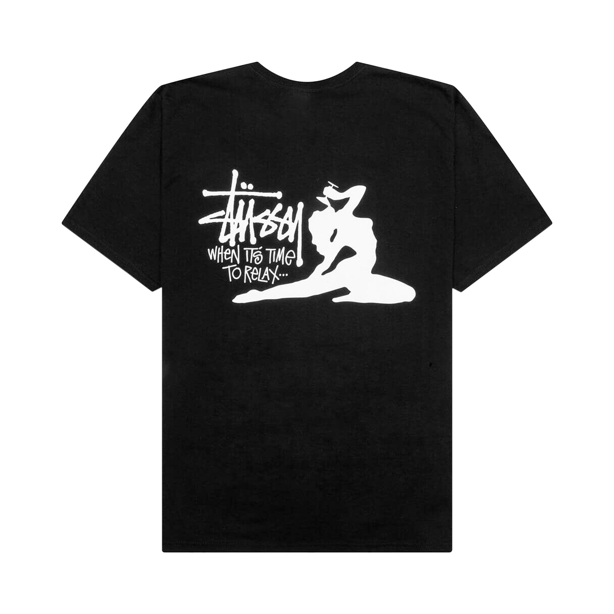 Buy Stussy Relax Tee 'Black' - 1905055 BLAC | GOAT