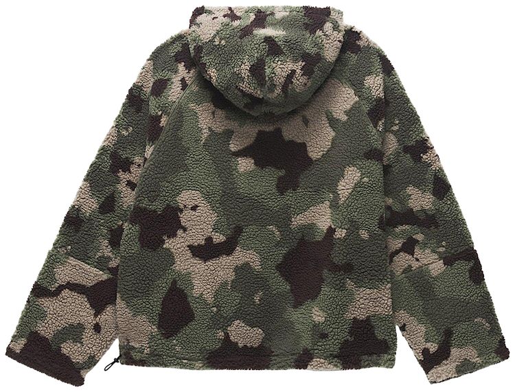 Vans Oversized Sherpa Hoodie Classic Camo