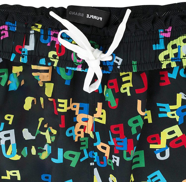PURPLE BRAND Polyester All Round Shorts Multicolor
