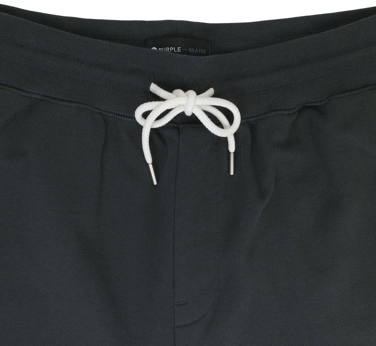 PURPLE BRAND French Terry Shorts BlackRed