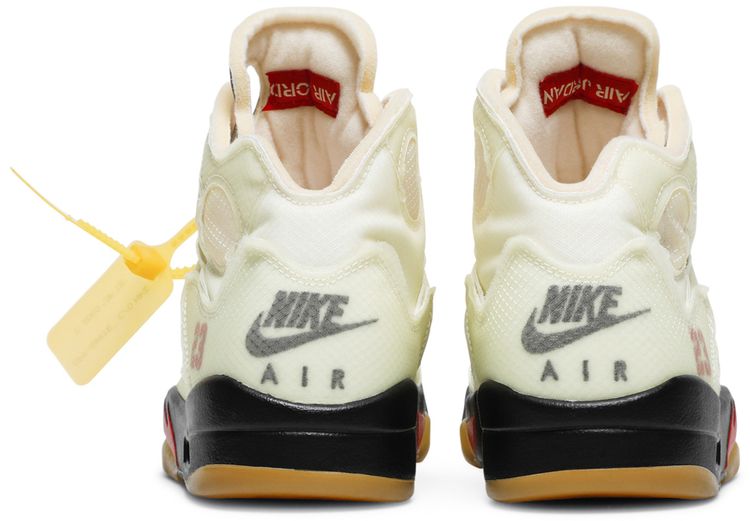Off White x Air Jordan 5 SP Sail