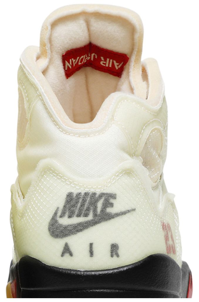 Off White x Air Jordan 5 SP Sail