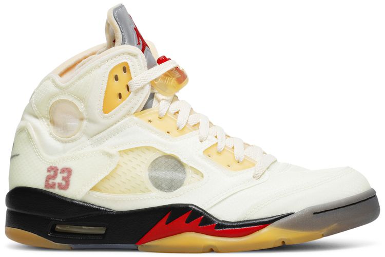 Off White x Air Jordan 5 SP Sail